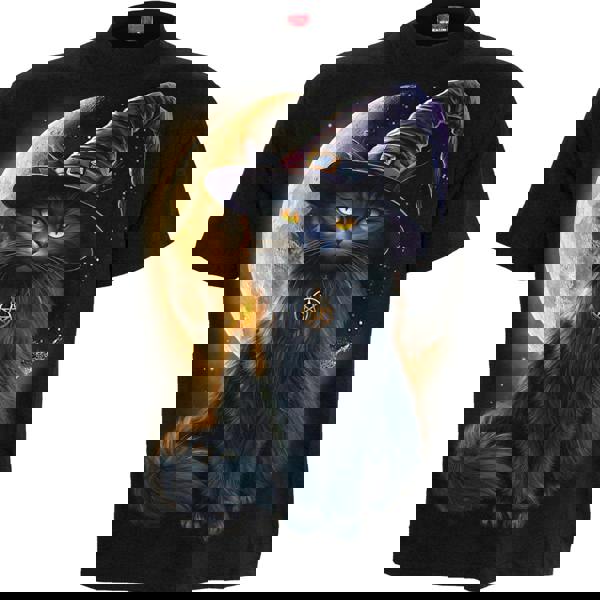 FAMILIAR MAGIC - Front Print T-Shirt Black