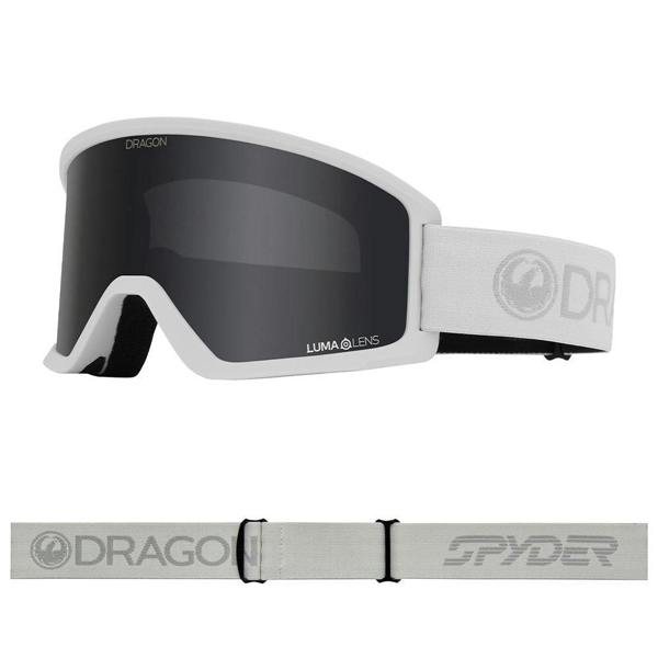Dragon DX3 OTG - SPYDER White with Lumalens Dark Smoke Lens