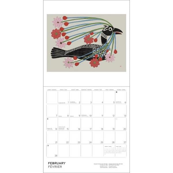 Inuit Art, Kenojuak Ashevak Calendar 2027, Wall Calendars, Month To View, Art, Gift