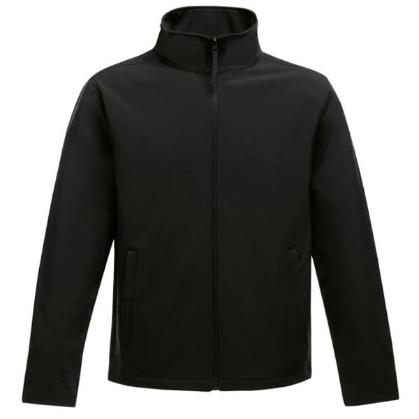 Regatta Standout Mens Ablaze Printable Soft Shell Jacket - Black/Black - 