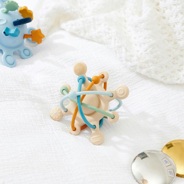 tickit Silisoft Fidget Rattle (Neutral)