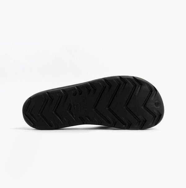 Totes Sol Bounce 0359FBLK Womens Cross Slides Black