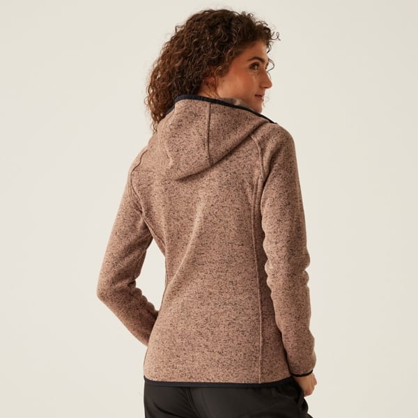 Regatta Women's Newhill Marl Hooded Fleece Jacket - Warm Taupe