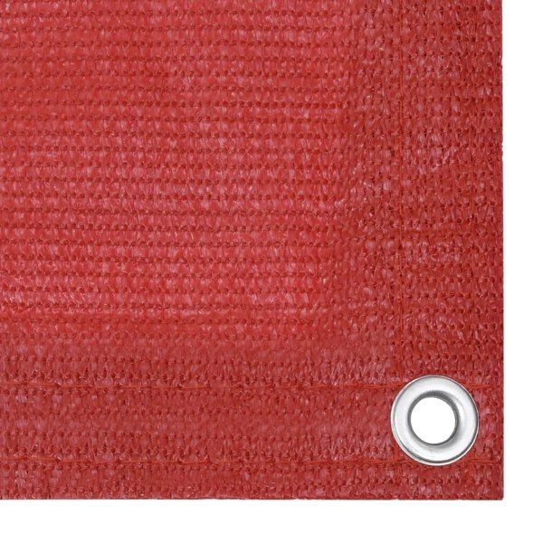 Berkfield Balcony Screen Red 90x500 cm HDPE