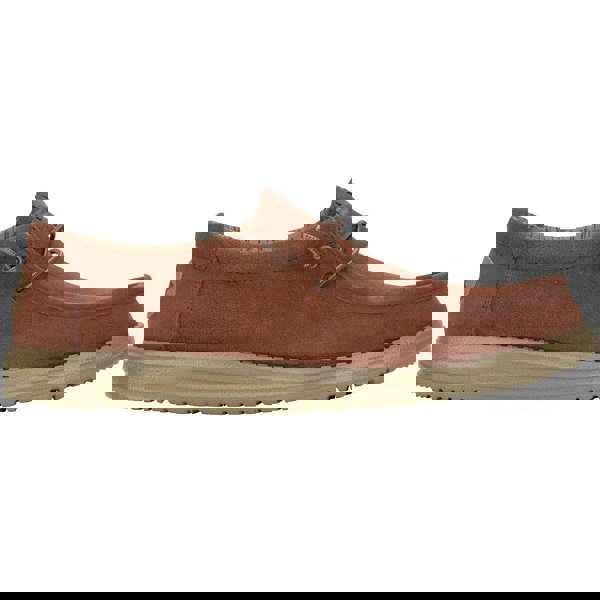 HEYDUDE Wally Suede Shoes - Dark Brown