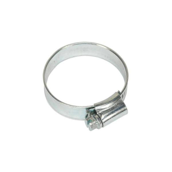 Sealey Zinc-Plated Worm-Drive Hose Clips Ã˜32â€“44mm 12mm Band Pack of 2