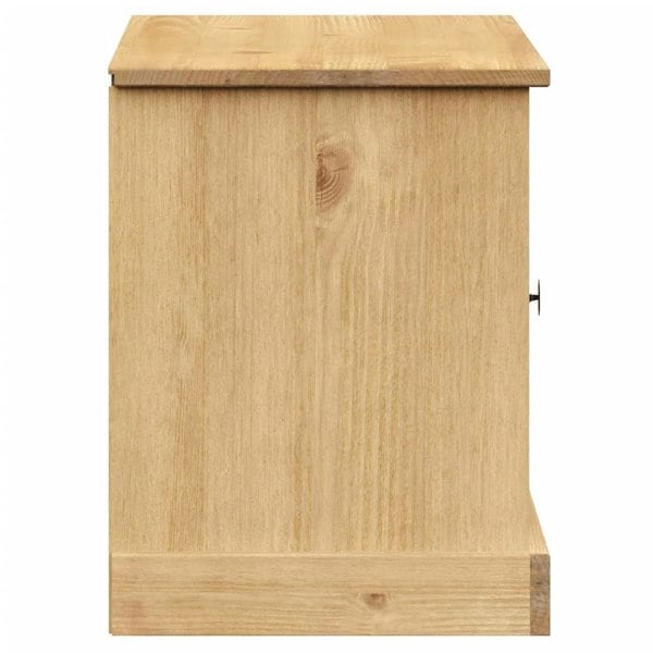 Berkfield Shoe Bench VIGO 106x35x40 cm Solid Wood Pine