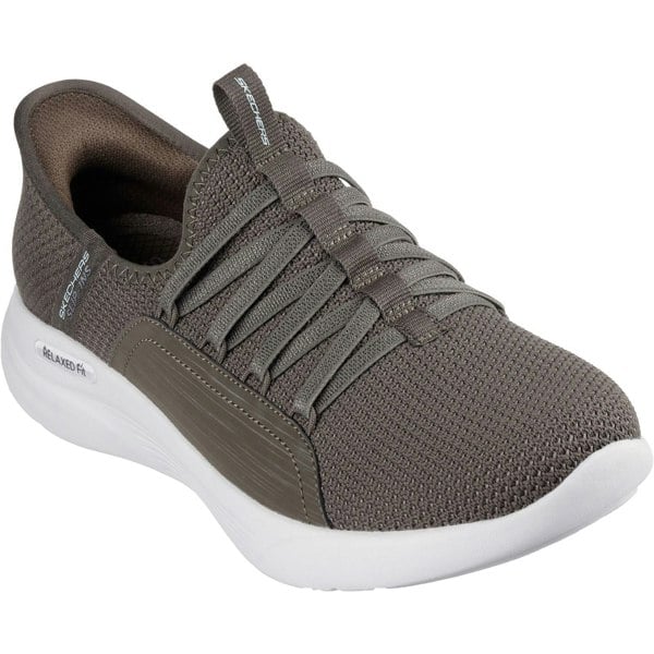 Skechers Relaxed Fit Sport - Ballet Chic Textile Women's Olive Trainers