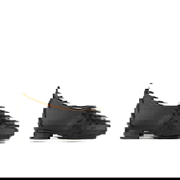 Embassy London Solenne - Black - Women's handwoven Leather Ballet Pump