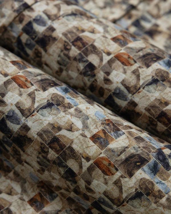 Steel & Jelly Limited Edition Stone Abstract Slim Fit Shirt