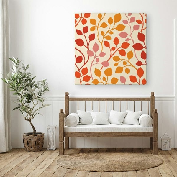 Warren Reed Colorful Autumn Leaves Canvas