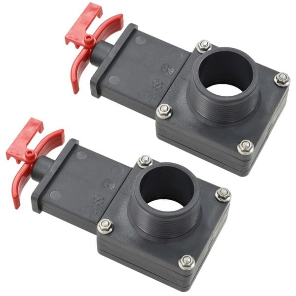Berkfield Pool Gate Valve 2 pcs 1.5"