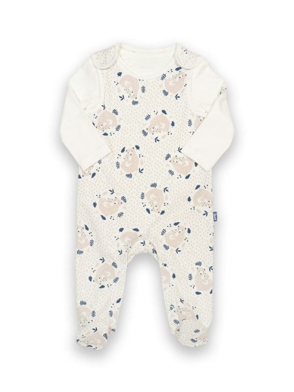 Kite Baby Organic Snuggle Bear Dungaree Set