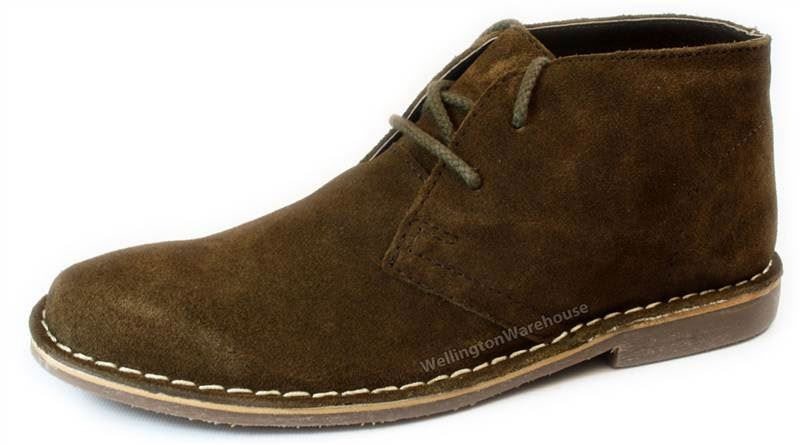 Thomas Crick Red Tape Crick Gobi Suede Leather Mens Desert Lace Up Chukka Boots