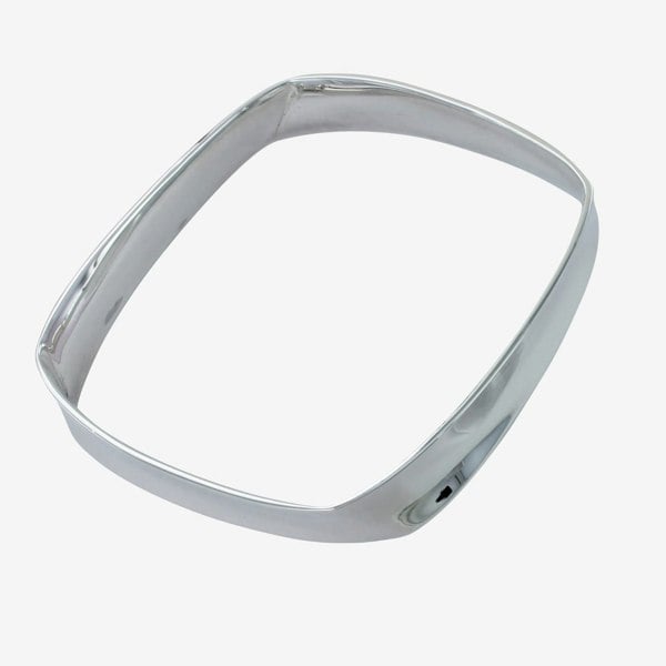 Sterling Silver Squared Cuff Bracelet - Reeves & Reeves