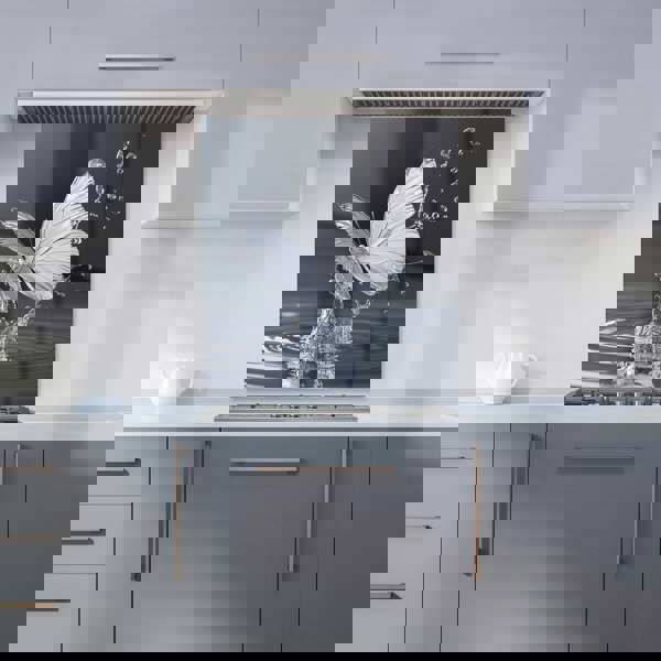 Warren Reed - Designer Crystal Butterfly Water Dance Kitchen Splashback