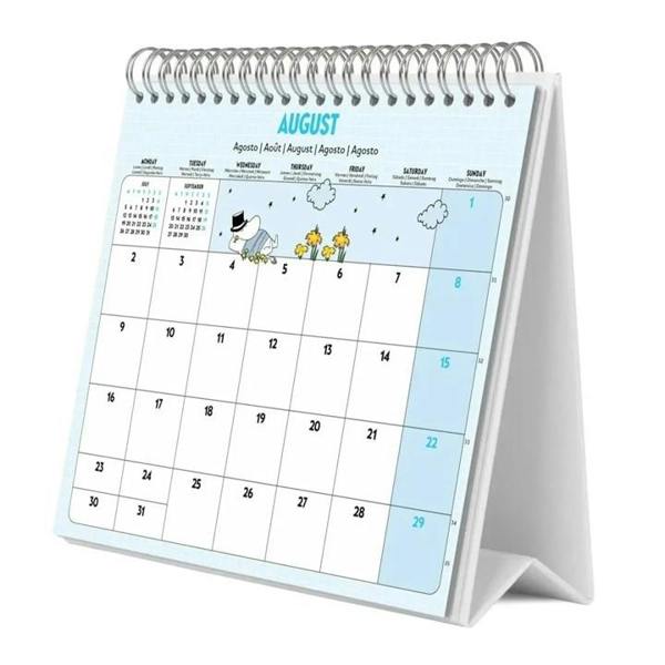 Moomins Moomin Easel Desk Calendar 2027, Desk Calendars, Month To View, History & Literature, Gift