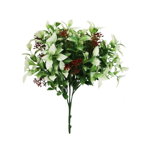 Artificial Flowering Holly Branch 28cm