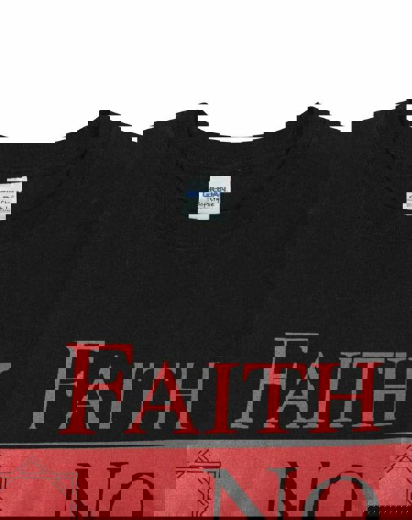 Faith No More Mens Black Band Logo Short Sleeved T-Shirt