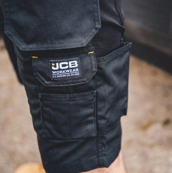 Trade Hybrid Stretch Panel Work Shorts JCB Workwear