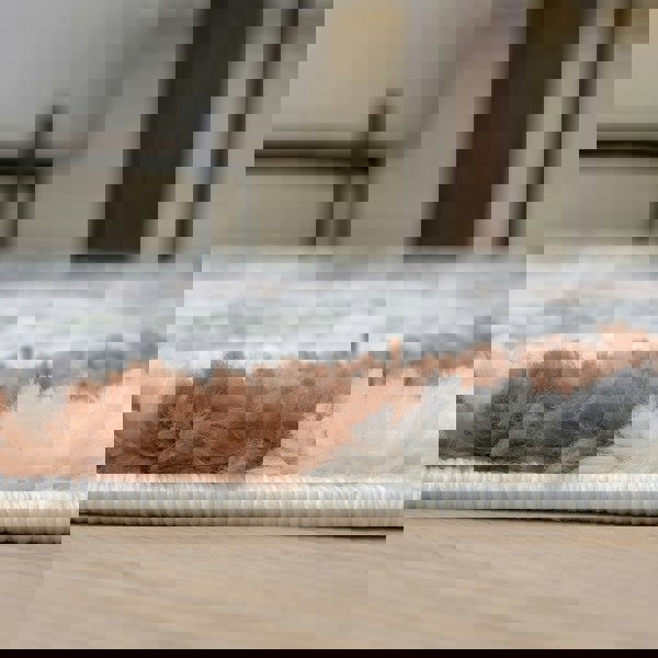 Moodi Shaggy Multicolour Rug, abstract design, 30 mm plush pile| THE RUGS