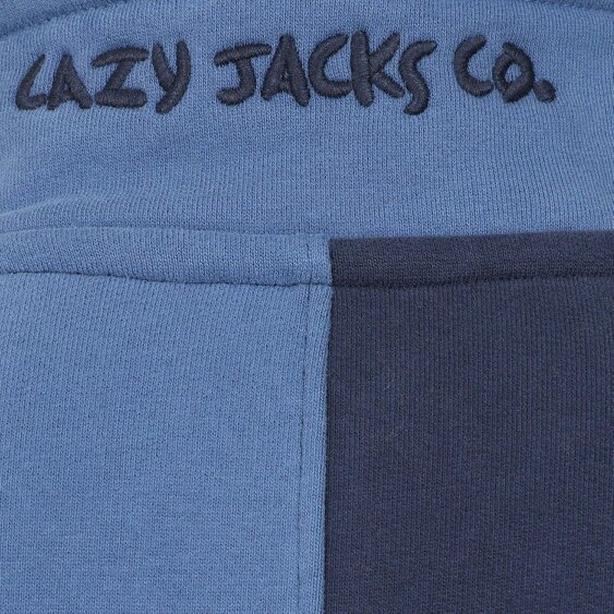Lazy Jacks LJ720  - Men's Quartered Sweatshirt - Storm/Marine
