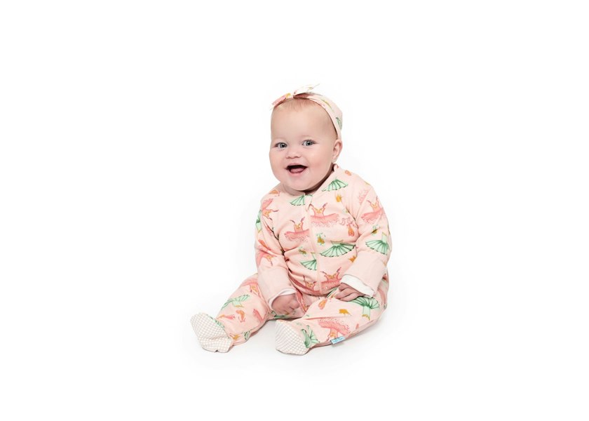 Luca and Rosa Baby grow - ballet print