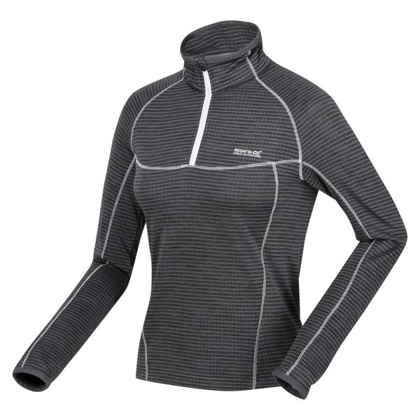 Regatta Womens/Ladies Yonder Raglan Long-Sleeved Sweatshirt - Seal Grey/White - 