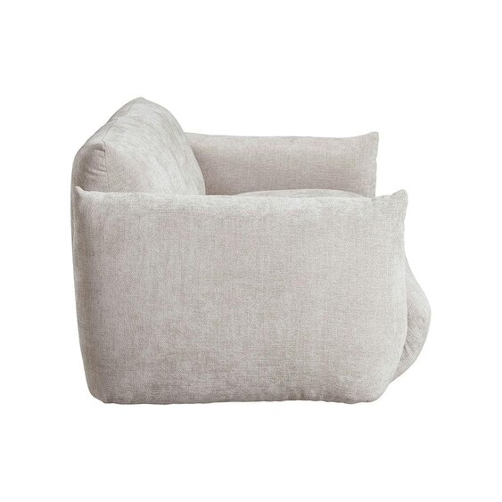 Wyld Haus Camden Cosy Natural Upholstered 3 Seater Sofa