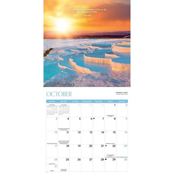 Religion Psalms Calendar 2027, Wall Calendars, Month To View, Lifestyle, Gift