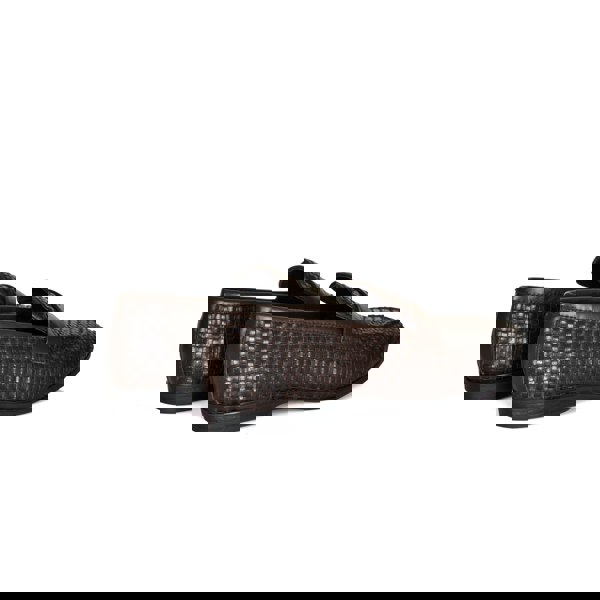 Lorenzo Woven Loafers - Coffee