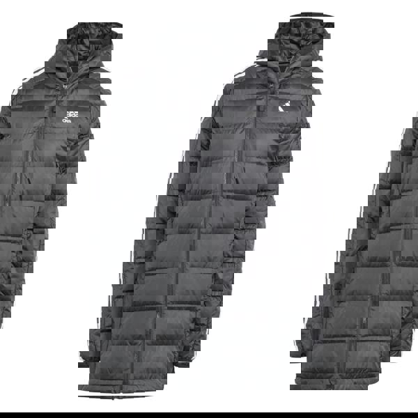 Adidas Womens/Ladies Essentials 3 Stripes Parka - Black - 