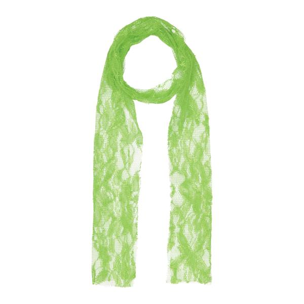 Bristol Novelty Unisex Adults 80s Lace Scarf - Green - 