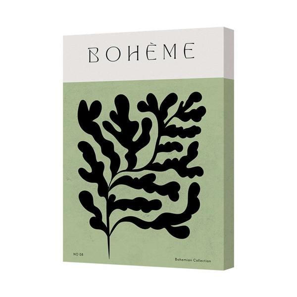 Benjamin Tate Design Boheme Canvas Wall Art No 8825 Botanical Leaf Print