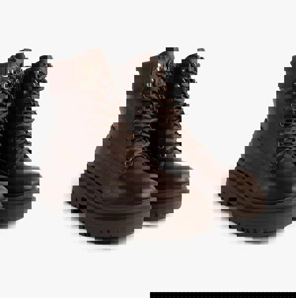 Rocket Dog DANIE Womens Lace Up Boots Dark Brown