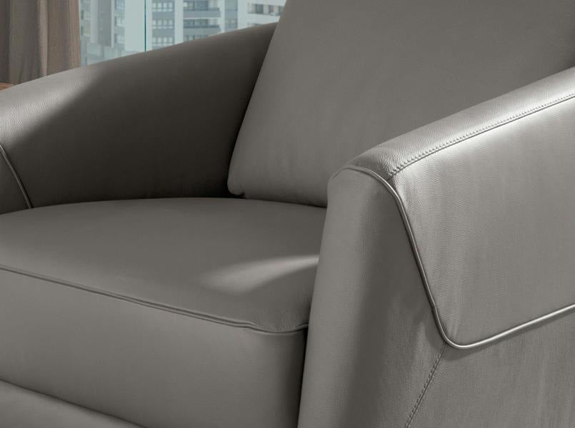 Angel Cerdá Dark Grey Leather Armchair 5134