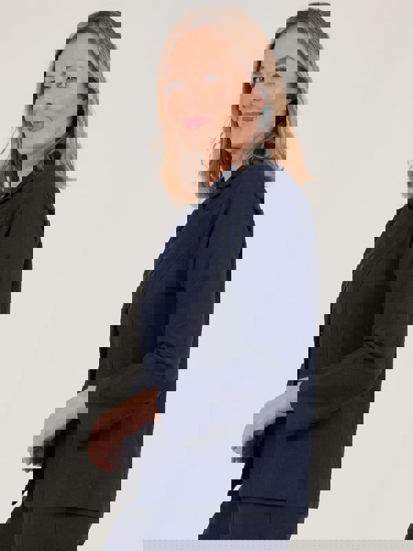 PennyPlain Collar Jacket - Navy