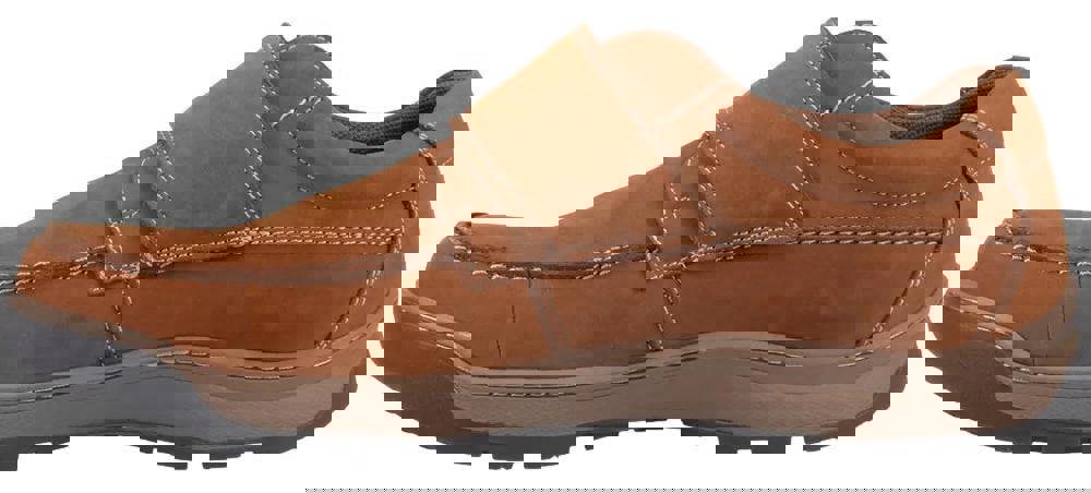 Hush Puppies Casper Mens Touch Fasten Slip On Smart Leather Shoes