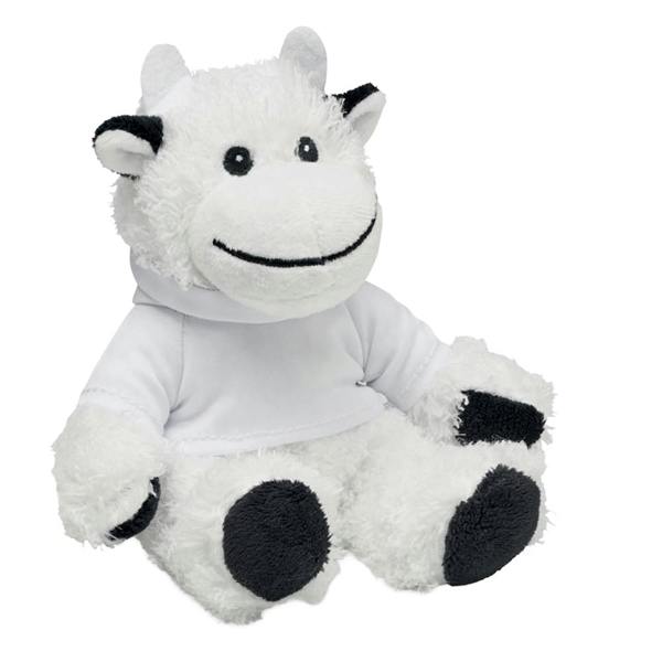 MidOcean Manny Cow Plush Teddy Bear - White - 