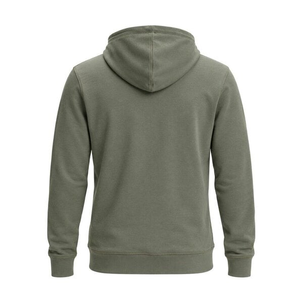 BOSS Wetalk Logo Patch Hoodie Open Grey