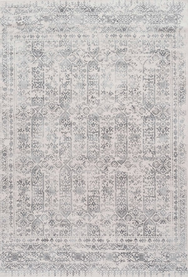 Living Room Rug Vintage Design In Cream