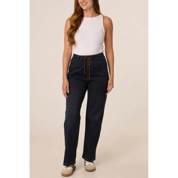Blue Vanilla Jeans With Stitching Back Pockets