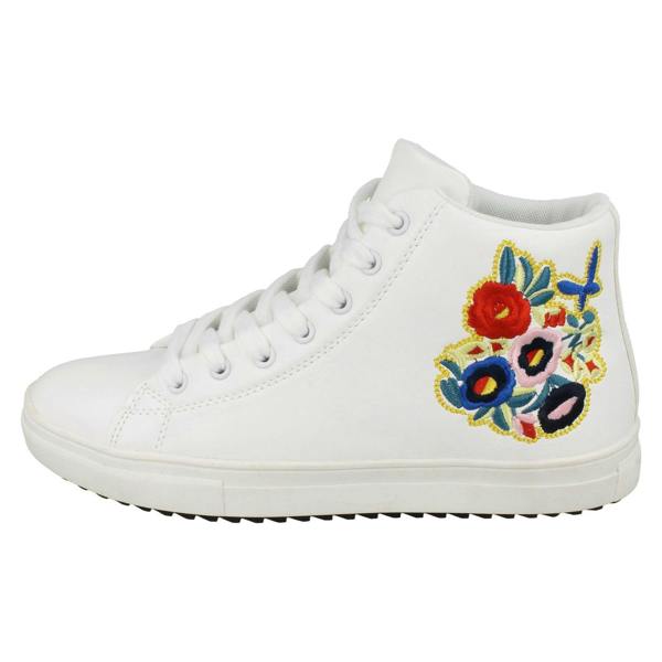 Spot On Ladies Spot On Hi-Top Trainer Boots