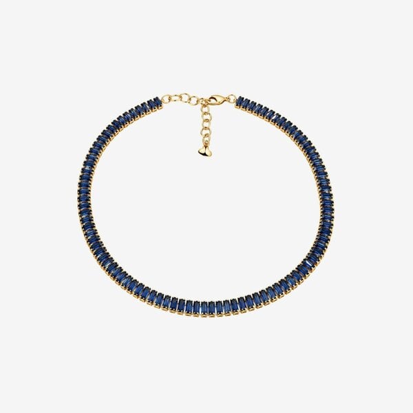 Uchi & Soto Hanabi Blue Stone Necklace