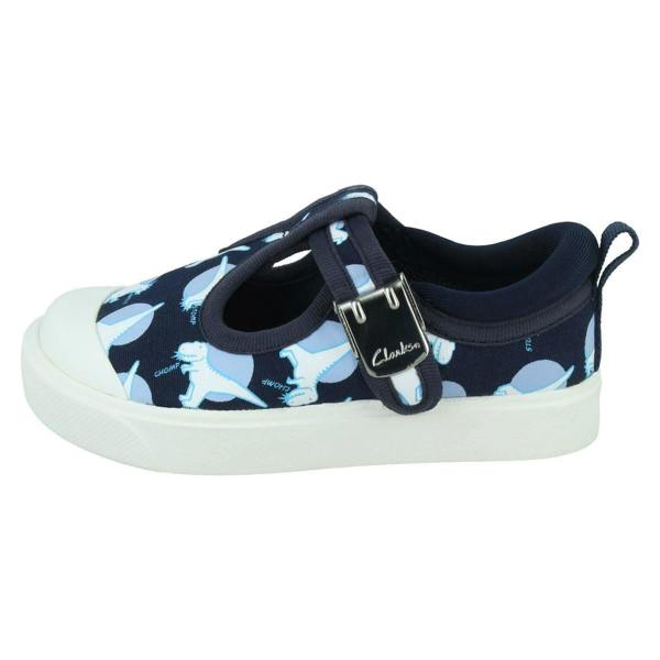 Clarks Boys Clarks Casual T-Bar Shoes City Dance