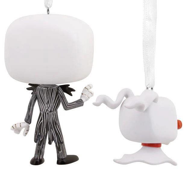 Hallmark Nightmare Before Christmas - Jack Skellington & Zero Funko POP! Christmas Tree Ornament