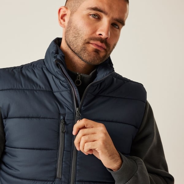 Regatta Mens Navigate Thermal Body Warmer - Navy Seal Grey