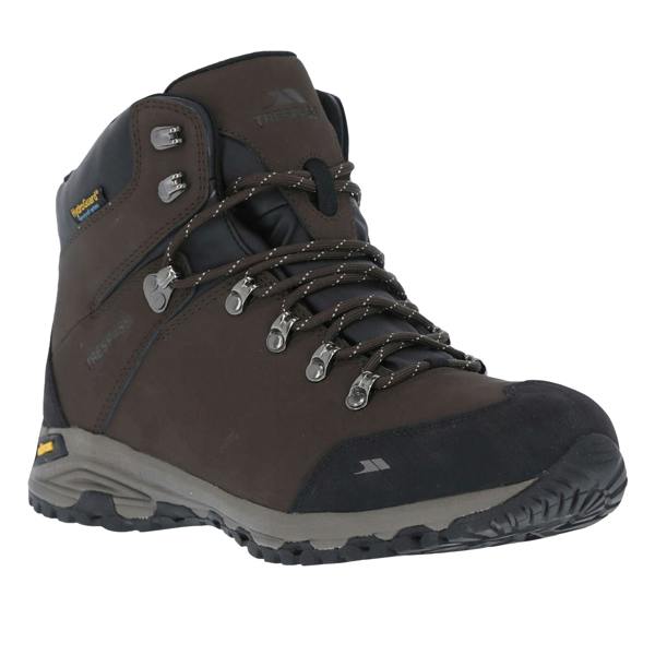 Trespass Mens Gerrard Mid Cut Hiking Boots - Pinecone
