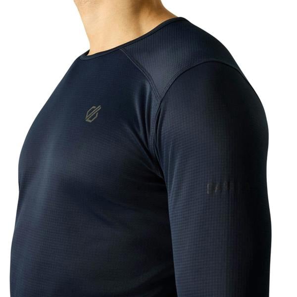 Dare 2B Mens Ventura Grid Crew Neck Fleece Top - Navy - 