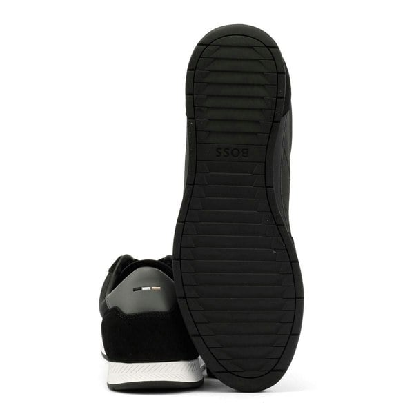 Boss Mens TITANIUM NYLON Trainers - 50536524-002 - Black/White